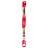 red embroidery floss, pink embroidery floss, DMC 3328