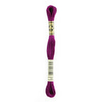 purple embroidery floss, DMC 35