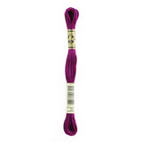 purple embroidery floss, DMC 35