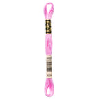 DMC embroidery floss, pink embroidery floss, DMC 3609