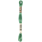 green embroidery floss, DMC 367