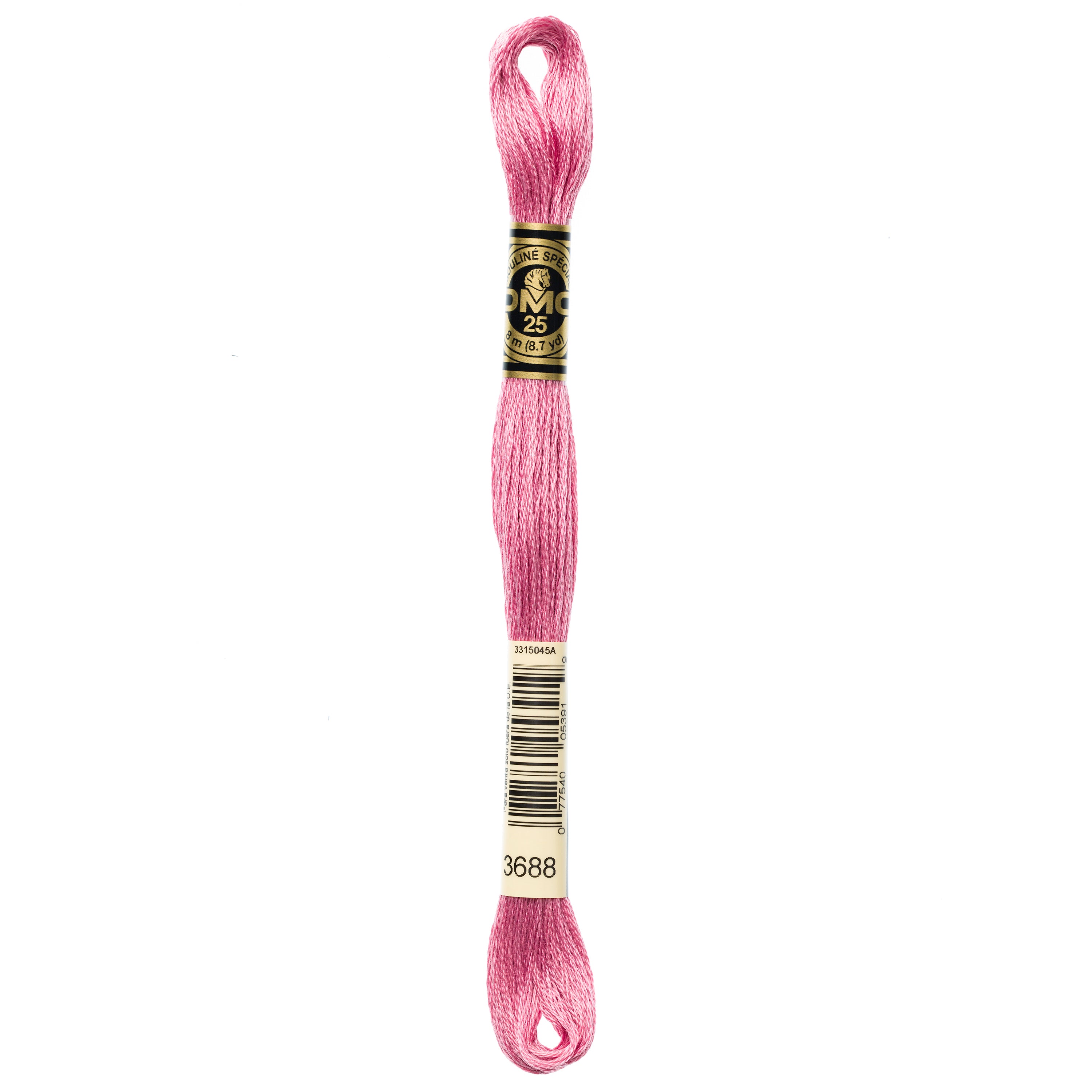 DMC embroidery floss, pink embroidery floss, DMC 3688