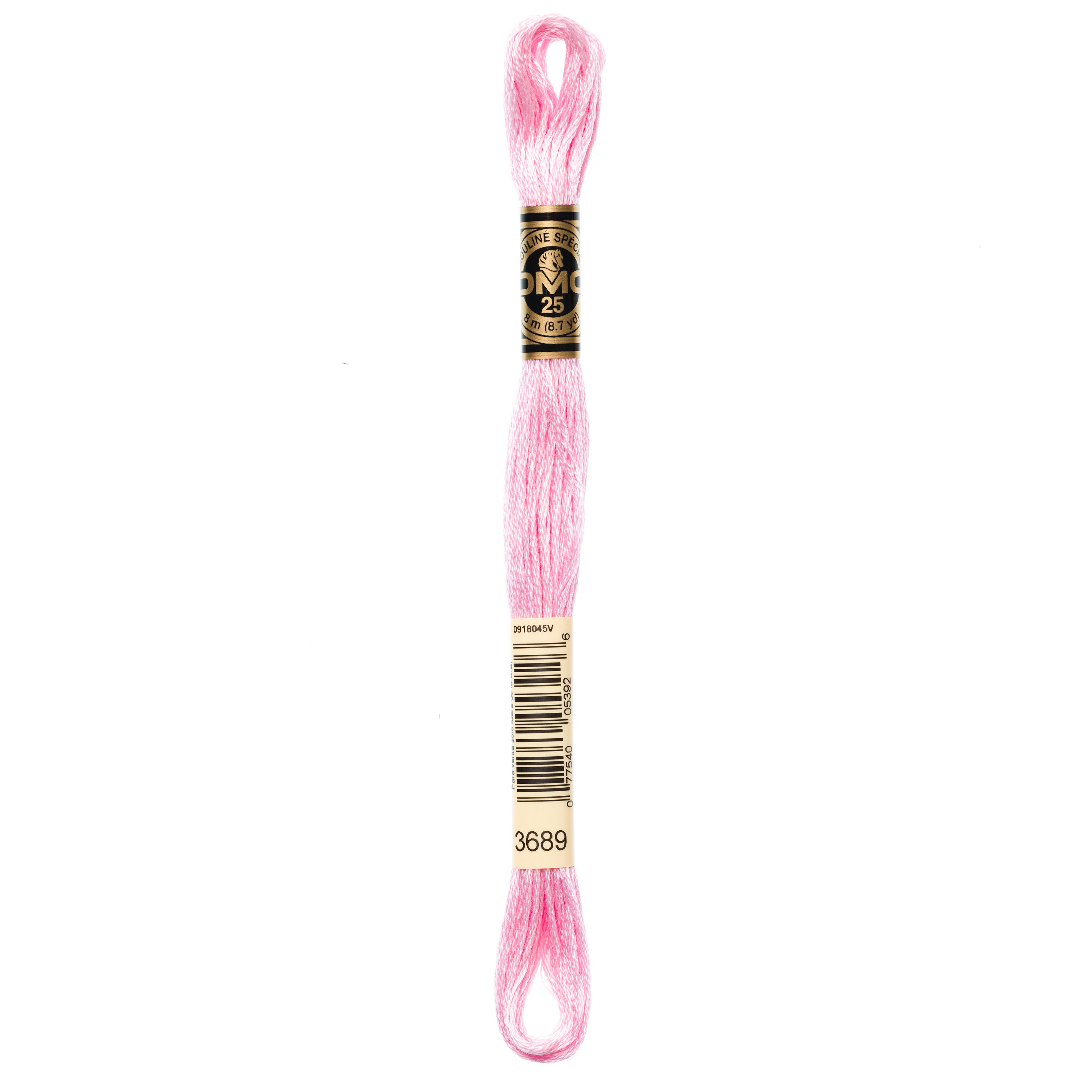 DMC embroidery floss, pink embroidery floss, DMC 3689