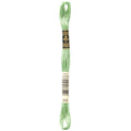 green embroidery floss, DMC 368