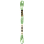 green embroidery floss, DMC 368