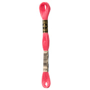 DMC Embroidery Floss, Pink Palette - 3706 / Coral