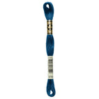 blue embroidery floss, navy embroidery floss, DMC 3750