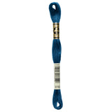 blue embroidery floss, navy embroidery floss, DMC 3750