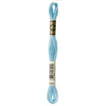 blue embroidery floss, DMC 3761
