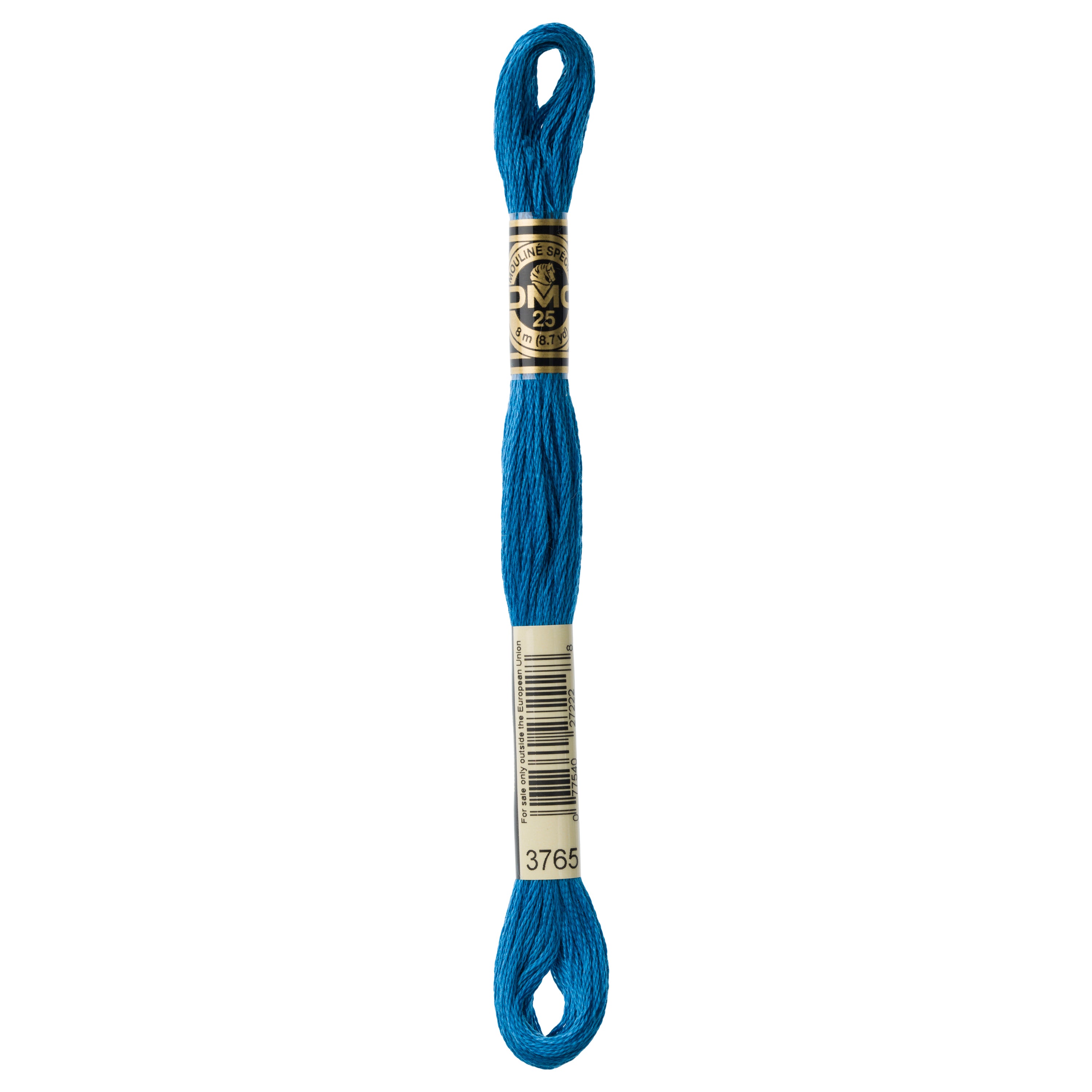 teal embroidery floss, blue-green embroidery floss, DMC 3765