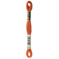 brown embroidery floss, DMC 3776