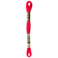 red embroidery floss, DMC 3801
