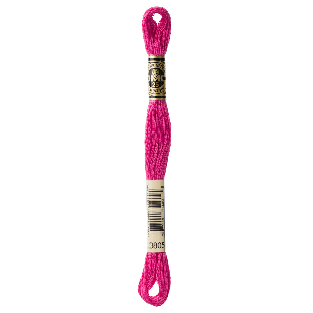 DMC embroidery floss, burgundy embroidery floss, DMC 3805