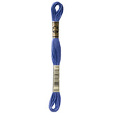 blue embroidery floss, DMC 3807