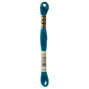 DMC Embroidery Floss, Blue-Green Palette - 3809 / Cerulean
