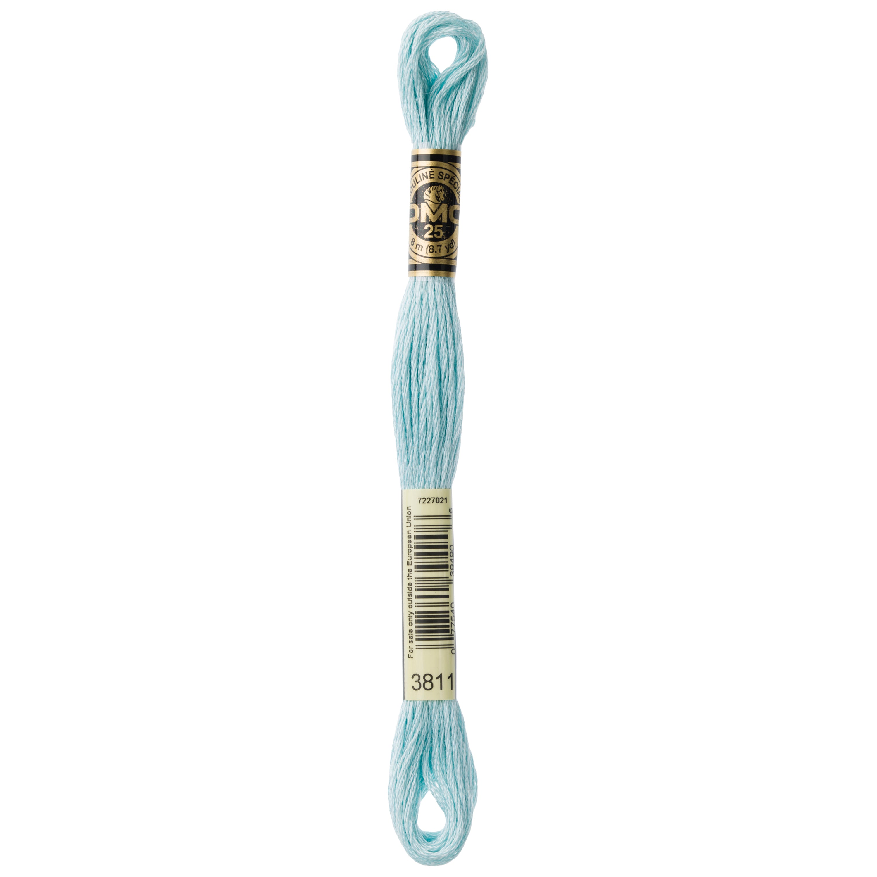 teal embroidery floss, blue-green embroidery floss, DMC 3811