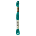 green embroidery floss, DMC 3814