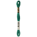 green embroidery floss, DMC 3815