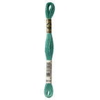 green embroidery floss, DMC 3816