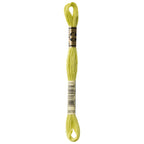 green embroidery floss, DMC 3819