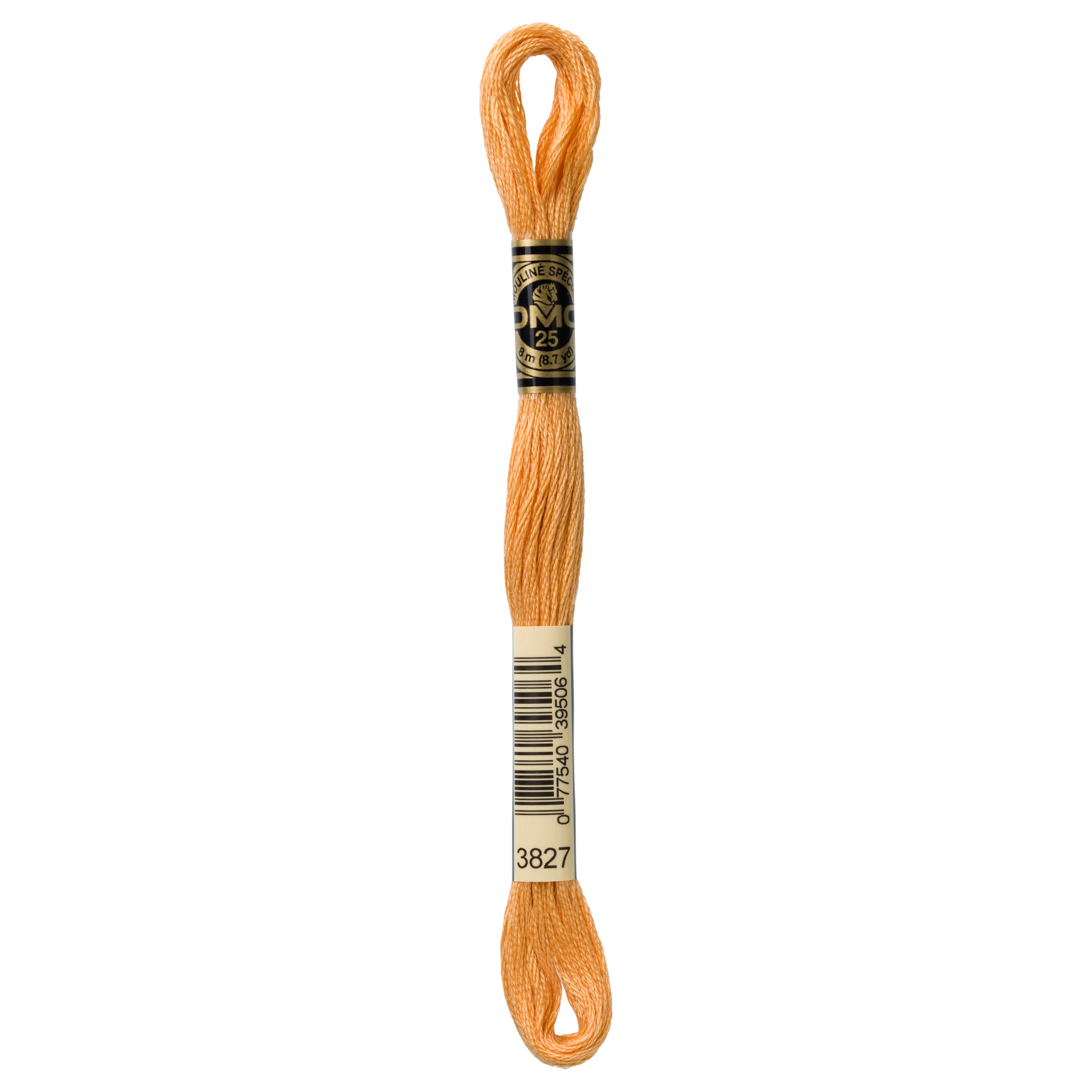 brown embroidery floss, DMC 3827