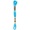 blue embroidery floss, DMC 3846
