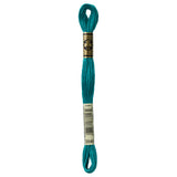 teal embroidery floss, blue-green embroidery floss, DMC 3848
