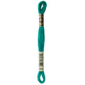green embroidery floss, DMC 3850