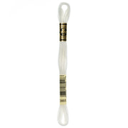 DMC Embroidery Floss, Grey Palette - 3865 / Bellwether White