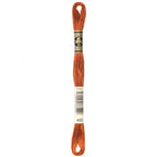 brown embroidery floss, DMC 400