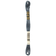 DMC Embroidery Floss, Grey Palette - 413 / Graphite / Slate