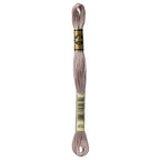 purple embroidery floss, DMC 452