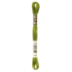 green embroidery floss, DMC 469