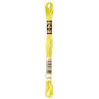 green embroidery floss, DMC 472