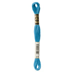 blue embroidery floss, teal embroidery floss, DMC 518