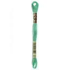 green embroidery floss, DMC 563