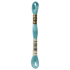 teal embroidery floss, blue-green embroidery floss, DMC 598