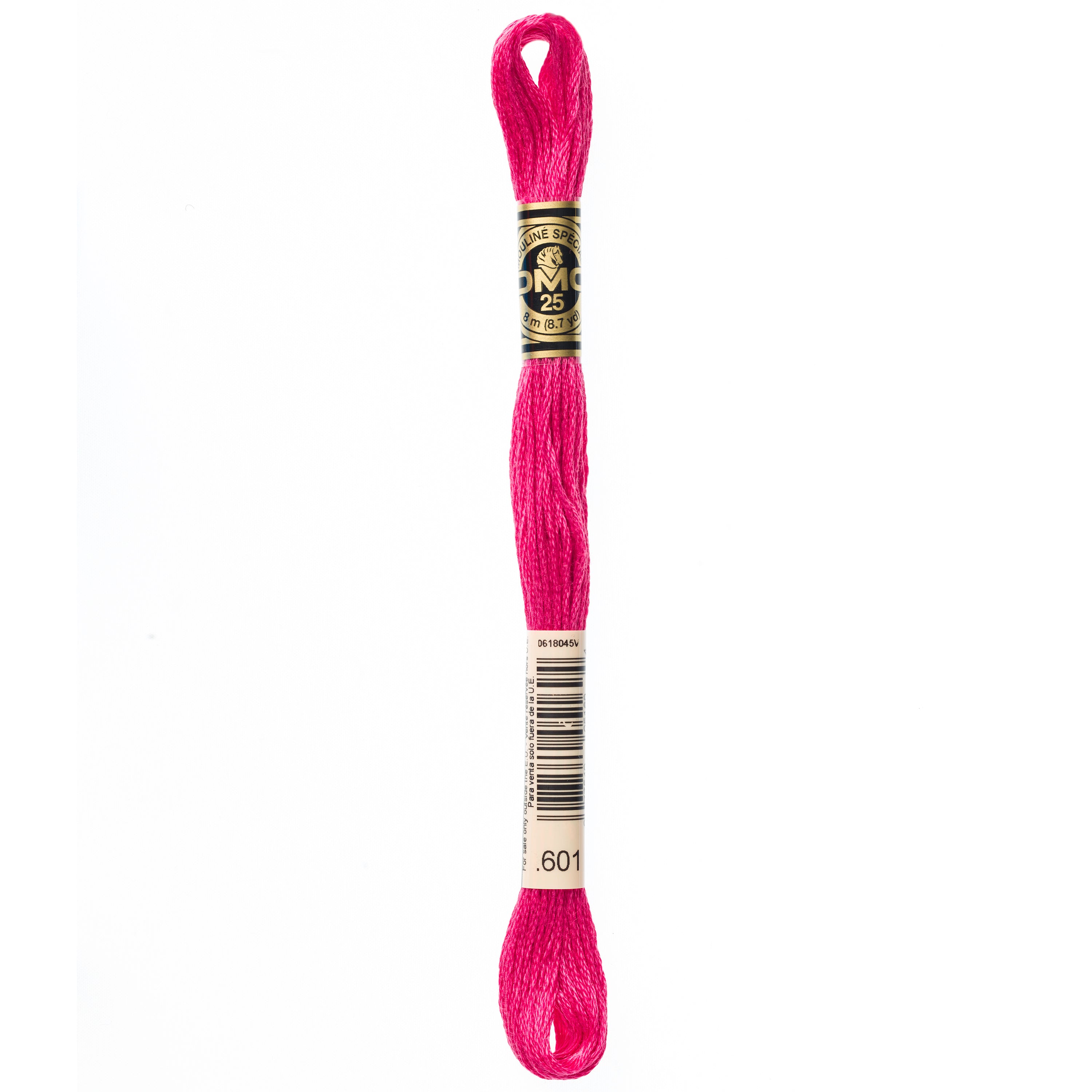 DMC embroidery floss, pink embroidery floss, DMC 601
