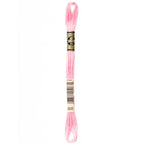 DMC embroidery floss, pink embroidery floss, DMC 605