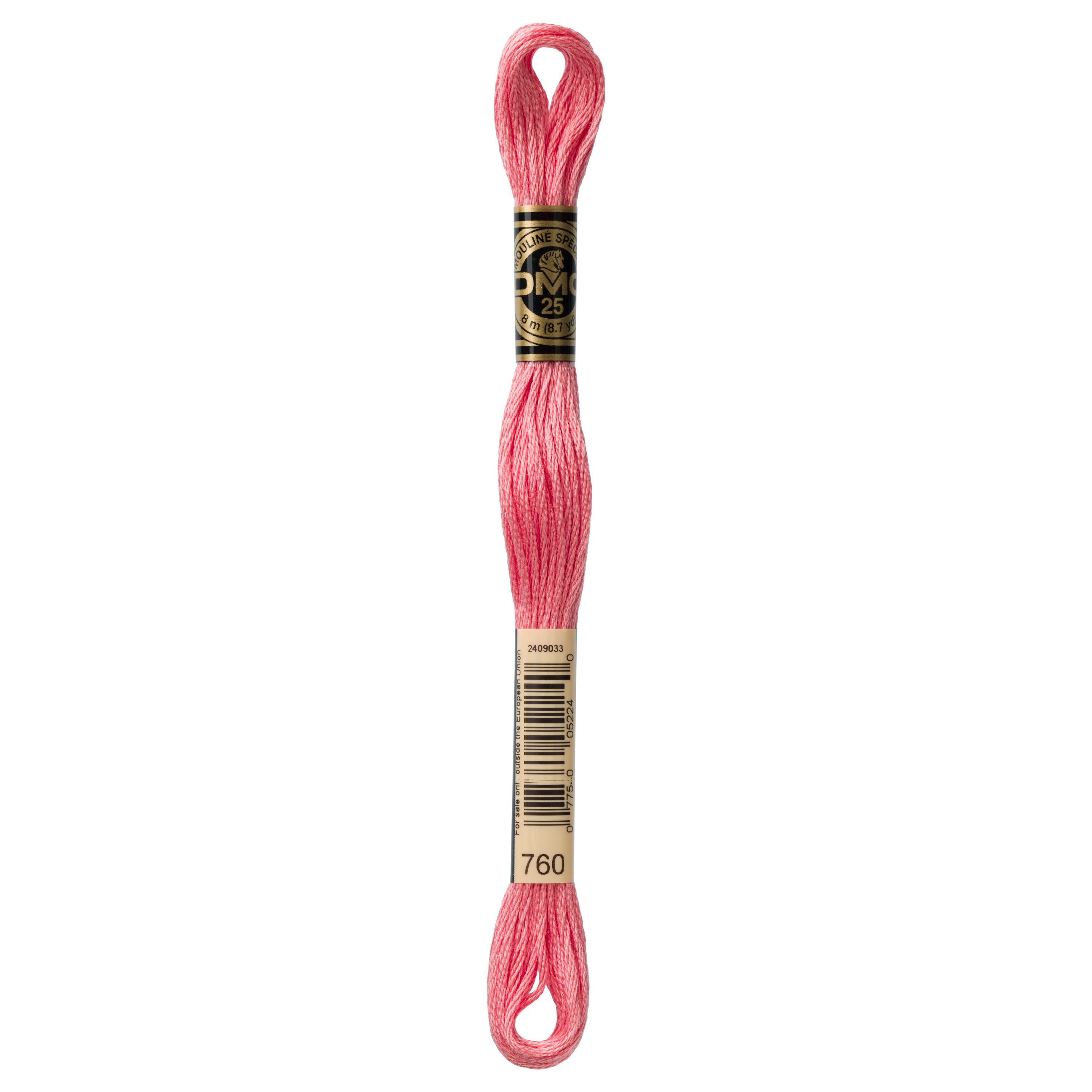 DMC embroidery floss, pink embroidery floss, DMC 760