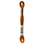 brown embroidery floss, DMC 780
