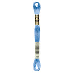 blue embroidery floss, DMC 794