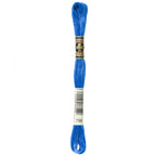 blue embroidery floss, DMC 798