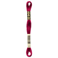 red embroidery floss, DMC 815