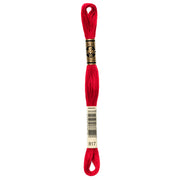 DMC Embroidery Floss, Red Palette - 817 / Cherry Red