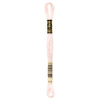 DMC embroidery floss, pink embroidery floss, DMC 819