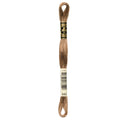 brown embroidery floss, DMC 840