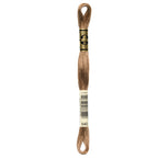 brown embroidery floss, DMC 840