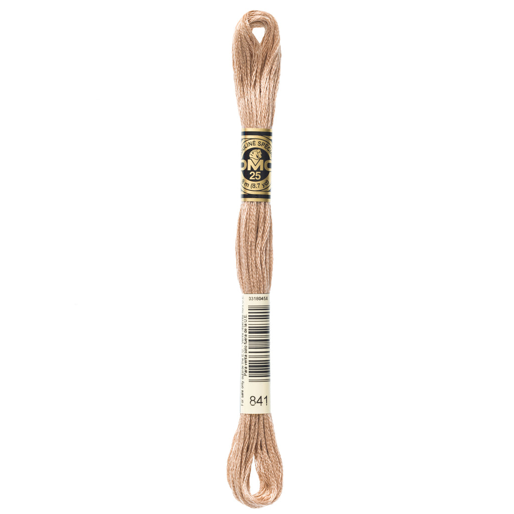 brown embroidery floss, tan embroidery floss, DMC 841