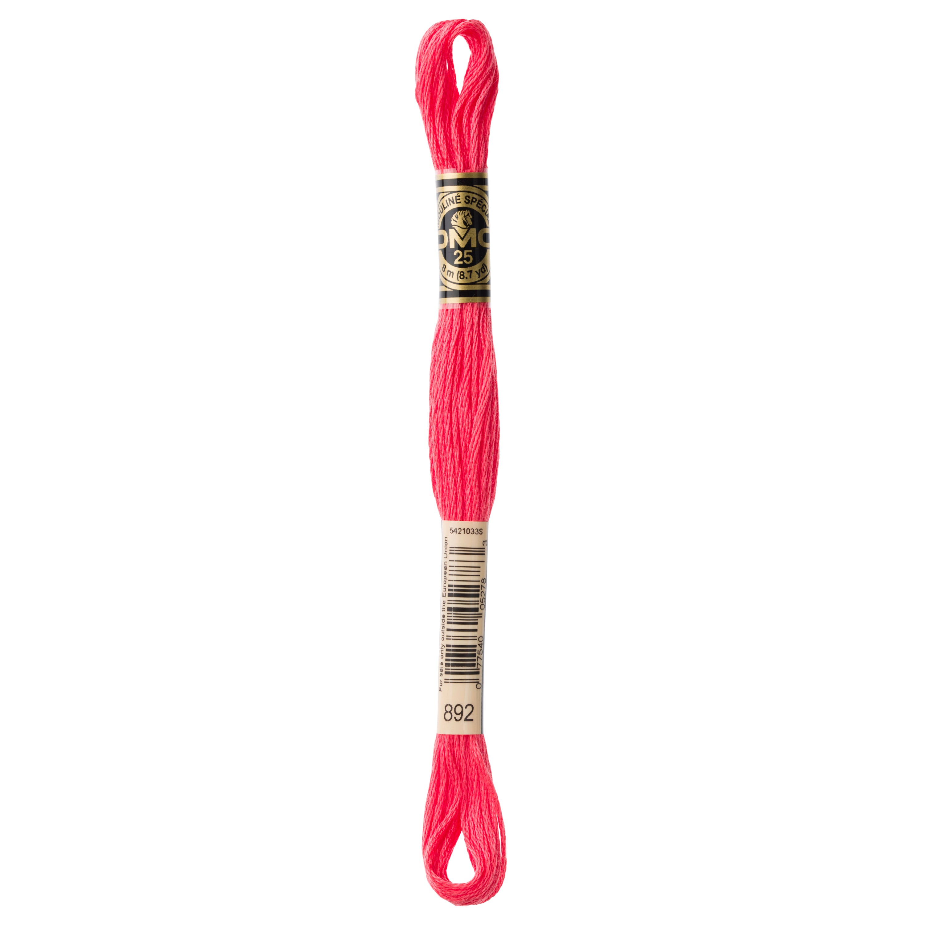 DMC embroidery floss, pink embroidery floss, DMC 892